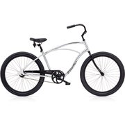 シティサイクル Cruiser Lux 1 Mens Polished Silver