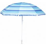 Beach Parasol BLUE BORDER