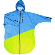 レインポンチョ メンズ Blue/Lime