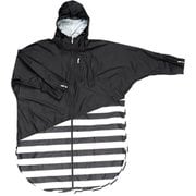 レインポンチョ メンズ Black/Black Border
