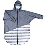 レインポンチョ メンズ Grey/GreyBorder