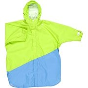 レインポンチョ キッズ 110 Lime/Blue