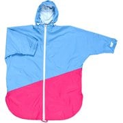 レインポンチョ キッズ 130 Blue/Pink