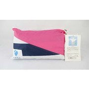 レインポンチョ キッズ 130 Pink/Navy Border