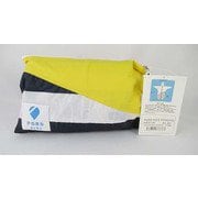 レインポンチョ キッズ 130 Yellow/Navy Border