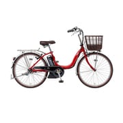 電動アシスト自転車 PAS SION-U(パス シオン ユー) 2019年モデル 24型 12.3Ah 内装3段変速 レッド PA24SU