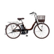 電動アシスト自転車 PAS SION-U(パス シオン ユー) 2019年モデル 24型 12.3Ah 内装3段変速 ダークブラウン PA24SU