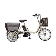 電動アシスト自転車 PAS(パス)ワゴン 2019年モデル 前18/後16型(3輪タイプ) 15.4Ah 内装3段変速 アイボリー PA16W