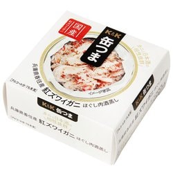 缶つま 兵庫県香住産 紅ズワイガニほぐし肉酒蒸し 75g