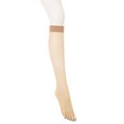 ATSUGI THE LEG BAR（アツギ ザ レッグバー） ジェルネイル 5本指 ストッキング ホロラメネイル風 ひざ下丈 22～25cm シアーベージュ FS13900