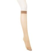 ATSUGI THE LEG BAR（アツギ ザ レッグバー） ジェルネイル 5本指 ストッキング ホロラメネイル風 ひざ下丈 22～25cm ヌーディベージュ FS13900