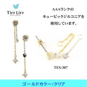 tesSVCZ 4WAYピアス YG tes-307