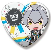 アイドルマスター SideM SideMini ハート缶バッジ グローリーモノクローム 牙崎 漣 [キャラクターグッズ]