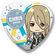 アイドルマスター SideM SideMini ハート缶バッジ グローリーモノクローム 古論クリス [キャラクターグッズ]