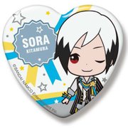 アイドルマスター SideM SideMini ハート缶バッジ グローリーモノクローム 北村想楽 [キャラクターグッズ]