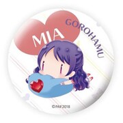 プリティーオールフレンズ ごろはむ缶バッジ 上葉みあ [キャラクターグッズ]
