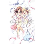 ぱん先生 描き下ろしシーツ(ここあ＆てん) [キャラクターグッズ]