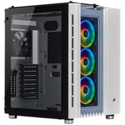 Crystal 680X RGB Tempered Glass White CC-9011169-WW