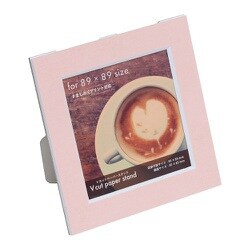 Vカットペーパースタンド ましかく89 ピンク VPS-89-P