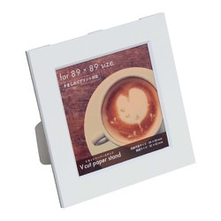 Vカットペーパースタンド ましかく89 ホワイト VPS-89-W