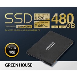 グリーンハウス　SSD 480GB