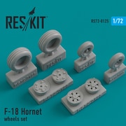72-0125 F-18 （A/B/C/D） ホーネット ホイールセット [1/72スケール プラモデル]