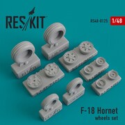 48-0125 F-18 （A/B/C/D） ホーネット ホイールセット [1/48スケール プラモデル]