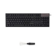 REALFORCE R2 S フルキーボード 英語104キー配列 USB ブラック 昇華印字 変荷重 静音モデル ワイヤーキープラーセットモデル R2S-USV-BK-KP