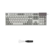 REALFORCE R2 S フルキーボード 英語104キー配列 USB アイボリー 昇華印字 変荷重 静音モデル ワイヤーキープラーセットモデル R2S-USV-IV-KP