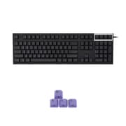 REALFORCE R2 A フルキーボード 英語108キー配列 USB ブラック 昇華印字 ALL30g APC機能付 W.A.S.D(パープル)キーキャップセットモデル R2A-US3-BK-WASD