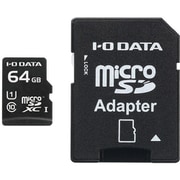 MSDU1-Rシリーズ microSDXCカード 64GB Class10 UHS-I U1 アダプタ付 MSDU1-64GR