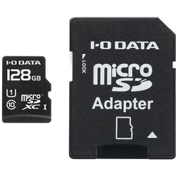 MSDU1-Rシリーズ microSDXCカード 128GB Class10 UHS-I U1 アダプタ付 MSDU1-128GR