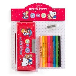 ハローキティ　色鉛筆　クレヨン　絵具木箱セット 楽天市場】ハローキティ（画材｜文房具・事務用品）：日用品雑貨