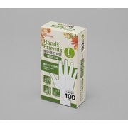 PVC-100L [クリア 塩化ビニル使い捨て手袋 L 100枚]