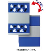 名刺入れ ダブルフェイス アルミタイプ猫柄 MW-001