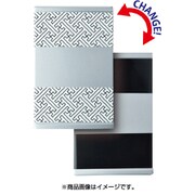 名刺入れ ダブルフェイス アルミタイプ紗綾柄 MW-002