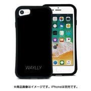 mksl-set-678-blk [iPhone SE（第2世代）/8/7 4.7インチ用 WAYLLY-MK スモールロゴ ブラック]