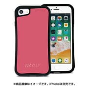 mksl-set-678-ppk [iPhone SE（第2世代）/8/7 4.7インチ用 WAYLLY-MK スモールロゴ ピーチピンク]