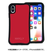 mksl-set-x-red [iPhone XS/X WAYLLY-MK スモールロゴ レッド]