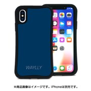 mksl-set-x-nv [iPhone XS/X WAYLLY-MK スモールロゴ ネイビー]