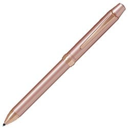 多機能筆記具 3＋1 RiDGE（スリープラスワン） 細字0.7mmボール（黒・赤・青） 0.5mmシャープ ピンクゴールド BTHRT5SR-PGD