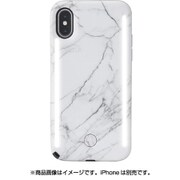 LuMee DUO iPhone X/XS White Marble