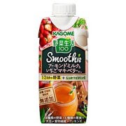 カゴメ 野菜生活100 Smoothie アーモンドミルク＆いちごマキベリーMix 330ml×12本 [野菜果汁飲料]
