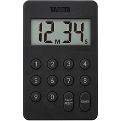 デジタルタイマー 最大表示：99分99秒 カウントダウン方式 マグネット付き ブラック TD415-BK