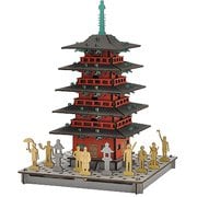 PUSUPUSU 五重塔(赤) [ペーパークラフト]