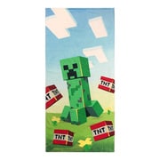 マインクラフト クリーパーTNT ビーチタオル [キャラクターグッズ]