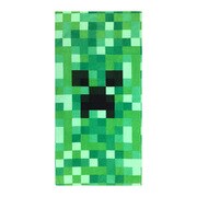 マインクラフト クリーパーフェイスビーチタオル [キャラクターグッズ]