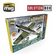 AMO-7702 ソリューションボックス WW.II ドイツ空軍戦闘機 後期 [プラモデル塗料]