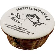 NEEDLEWORK ソーイングバスケット ラウンド K757