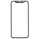 iFace カラーガラスシート BK iPhone XS Max